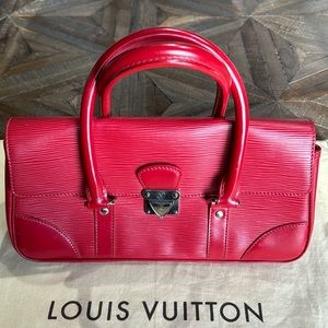 Louis Vuitton Segur PM in Red m58821 date code CE0096 LV Epi Leather Handbag